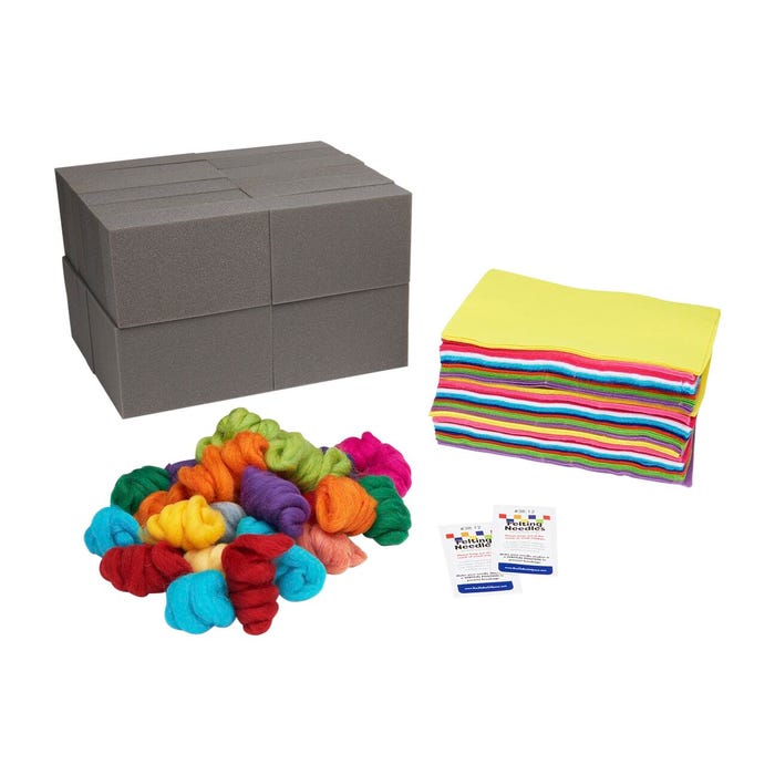 Nasco Needle Felted Mola Classroom Kit
