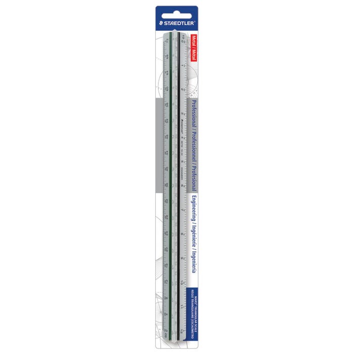 Staedtler Imperial Engineer's Scale, 12 Inch, Metal