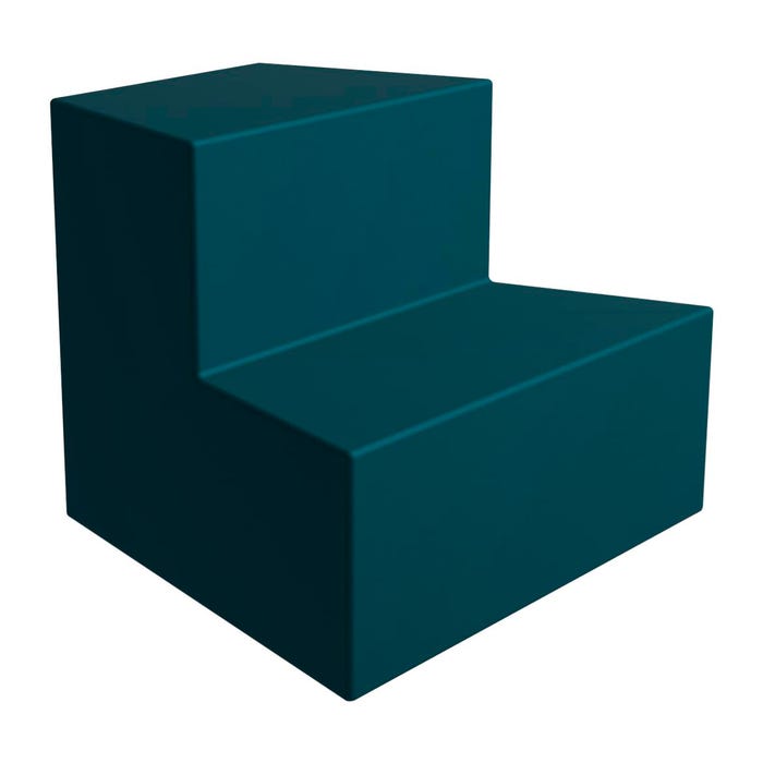Classroom Select Soft Seating NeoFuse 2-Tier Outside Facing Wedge, 47-1/2 x 40-1/4 x 35 Inches