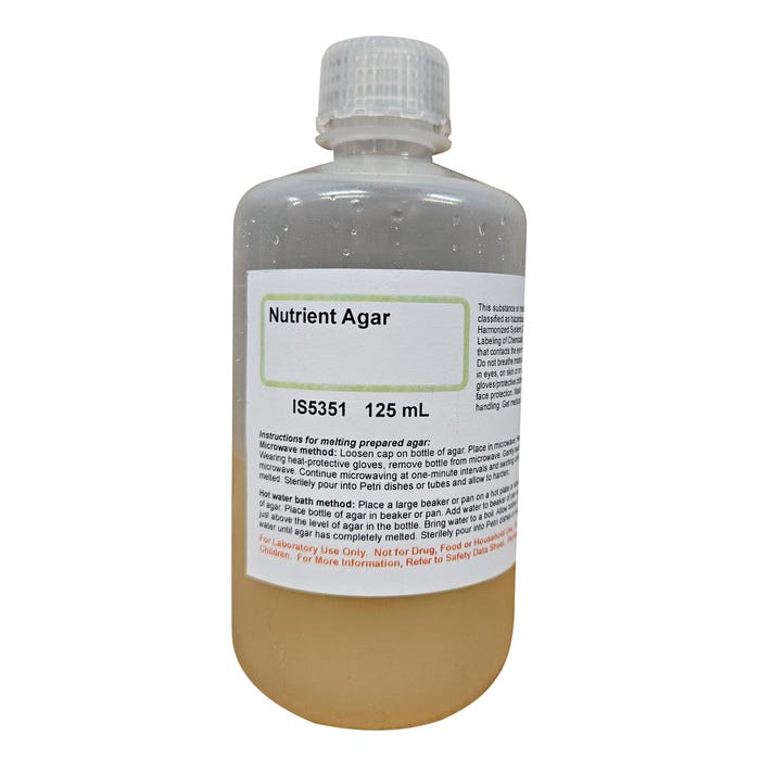 Innovation Science Nutrient Agar, Pre-Prepared, 125mL