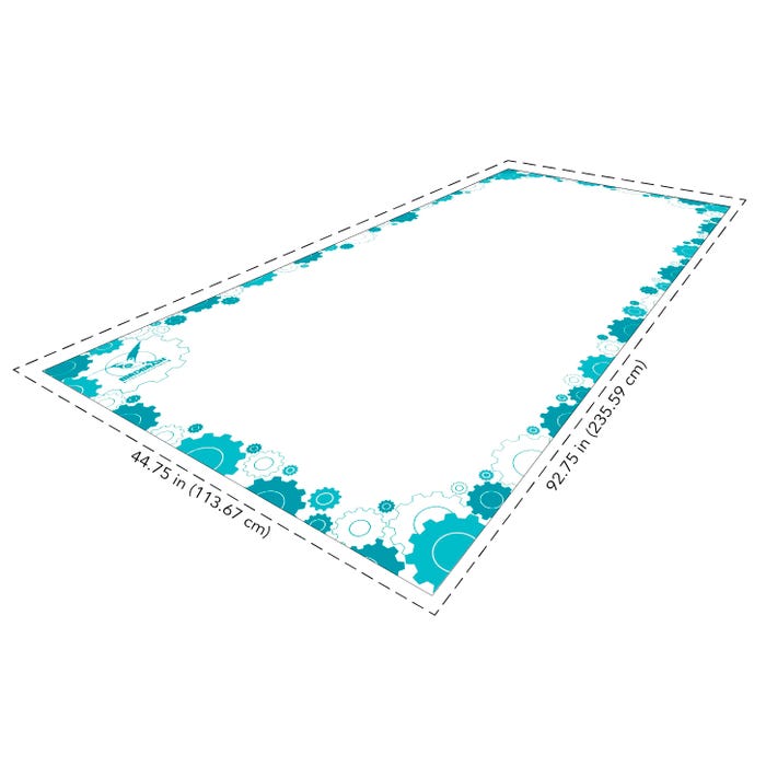 Birdbrain Technologies Finch Drawing Mat, 44-3/4 x 92-3/4 Inches
