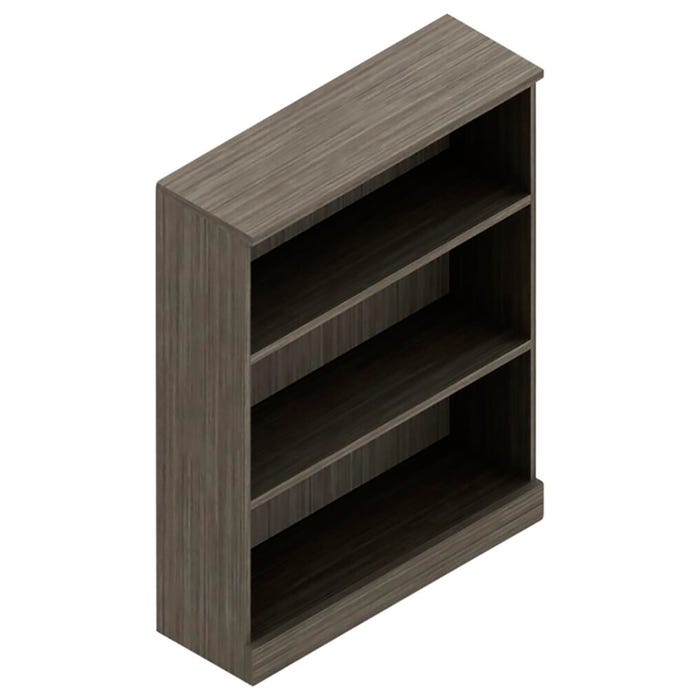 Global Industries Zira Bookcase, 3 Shelves, 36 x 49 x 12 Inches