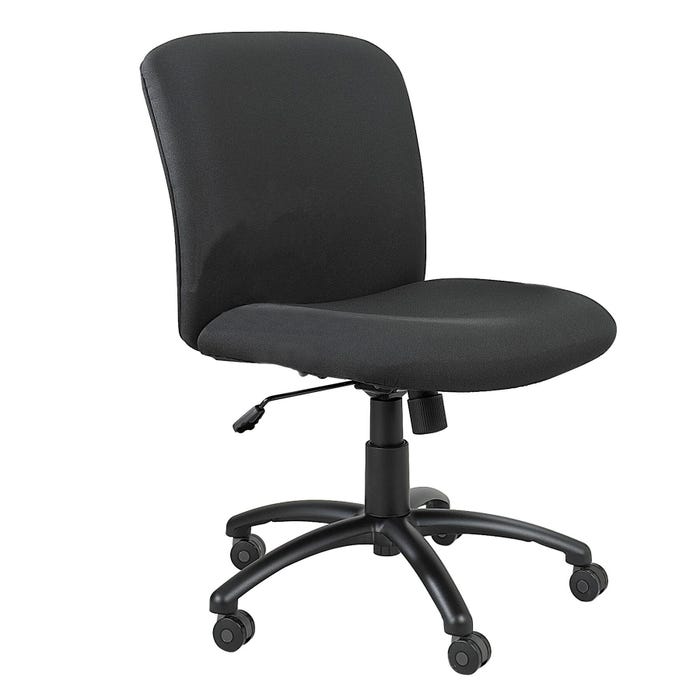 Safco Uber Big and Tall Mid Back Task Chair, 27 x 30-1/4 x 40-1/2 Inches, Black
