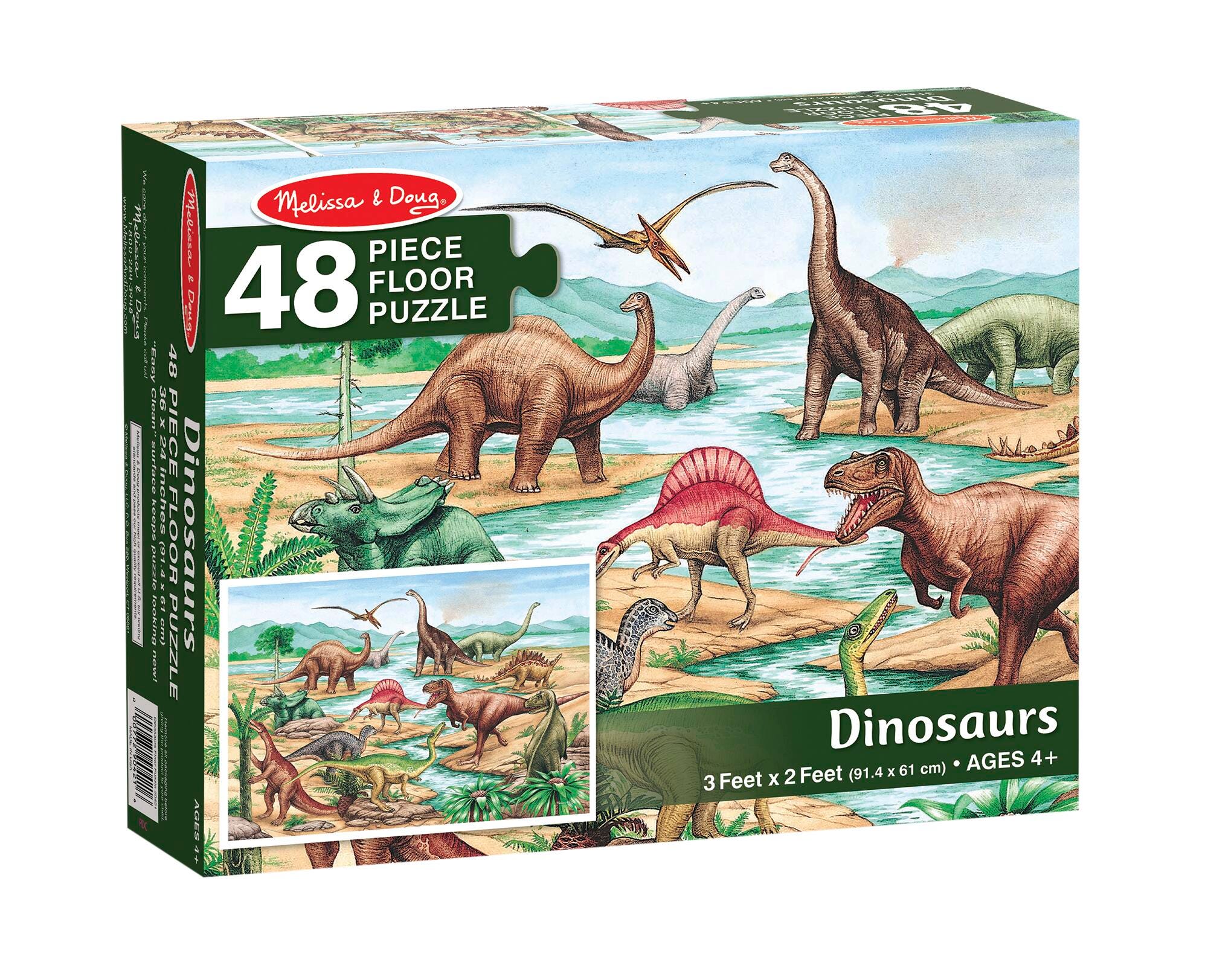 Melissa & Doug Underwater Dinosaur Floor Puzzle, Item Number 2116593