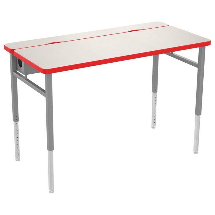 Classroom Select Advocate Series Cable Management Table, Rectangle,T-Mold Edge