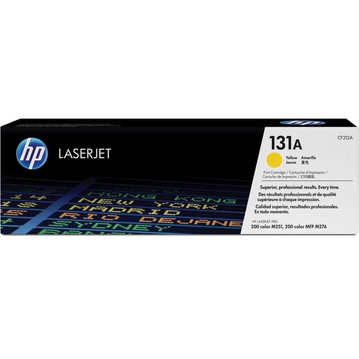 HP 131A Ink Cartridge, CF212A, Yellow