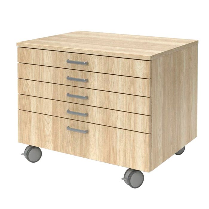 Fleetwood Designer 2.0 Cabinet, Magnetic Markerboard Back, Non-Locking Drawers