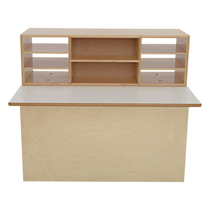 Childcraft Double-Sided Junior Writing Center, For Four Students, 36-1/4 x 40-3/4 x 32-1/4 Inches