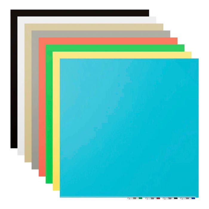 Ghent Aria Magnetic Glassboard, Horizontal