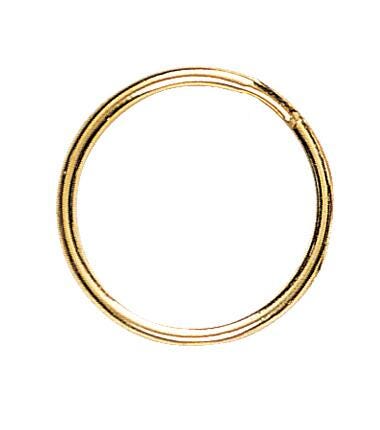 Split Key Ring, 1-1/4 Inch, Gold 1341426