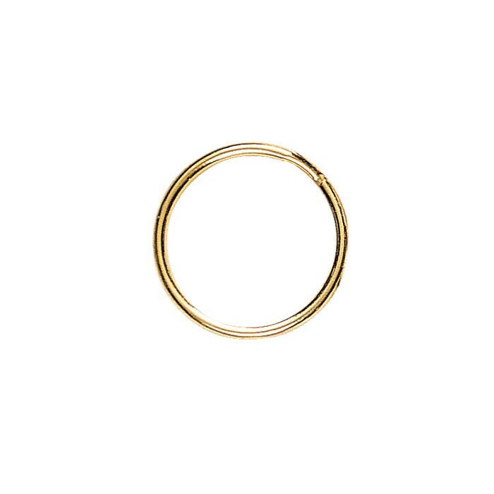 Split Key Ring, 1-1/4 Inch, Gold
