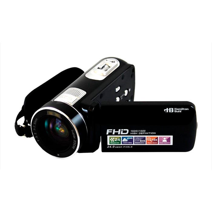HamiltonBuhl ActionPro Digital Video Camera, 30 Megapixel, Black