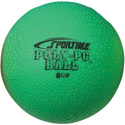 Sportime Poly PG Ball, 8-1/2 Inches, Green, Item Number 2095340