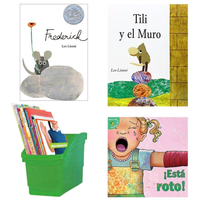 Achieve It! Spanish SEL Growth Mindset Mindfulness Read-Alouds, Independent & Buddy Books, Grade K to 1, Set of 35