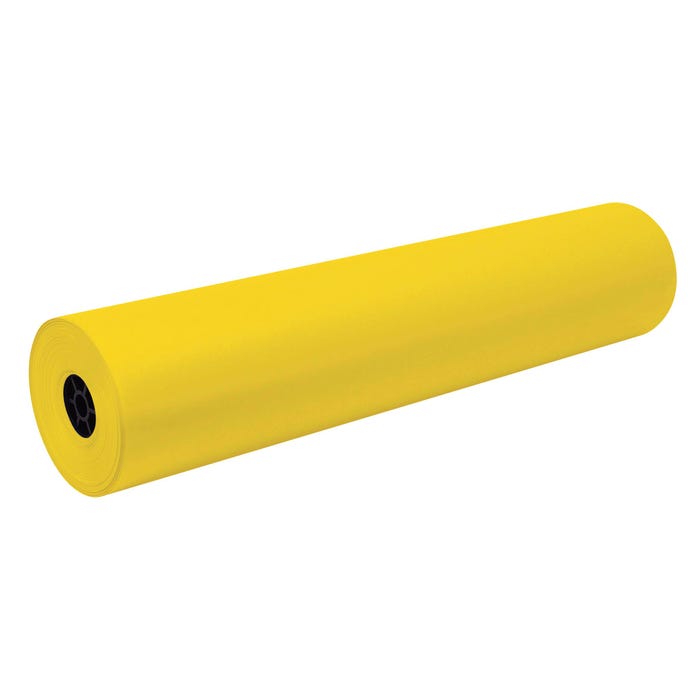 Tru-Ray Art Roll, 36 Inches x 500 Feet, 76 lb, Yellow
