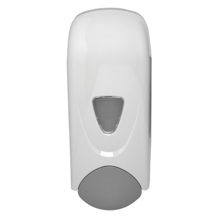 Genuine Joe Foam Soap Dispenser, 33.8 oz, ABS, White/Gray