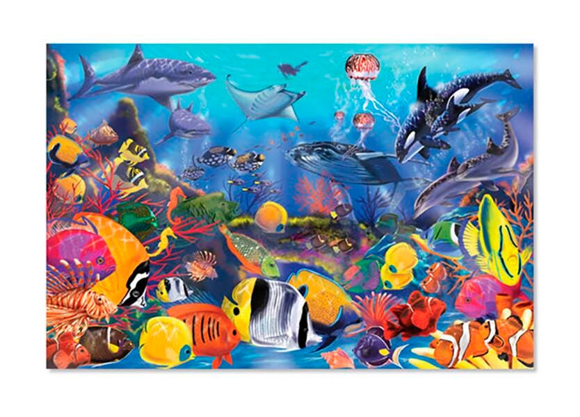 Image for Melissa & Doug Underwater Environment Floor Puzzle from School Specialty