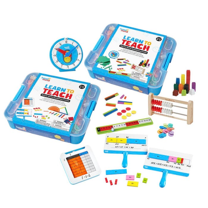 Hand2Mind Learn To Teach Math Manipulatives, Grades K to 9