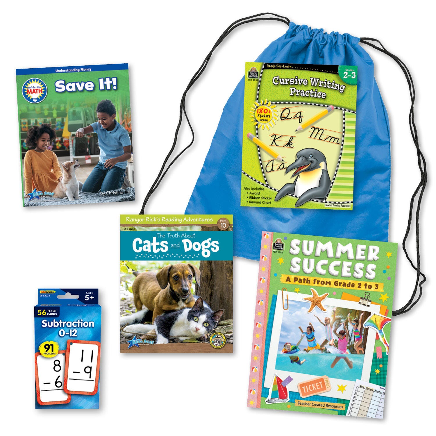 Image for Teacher Created Resources Summer Success Backpack, Preparing for Grade 3 from School Specialty