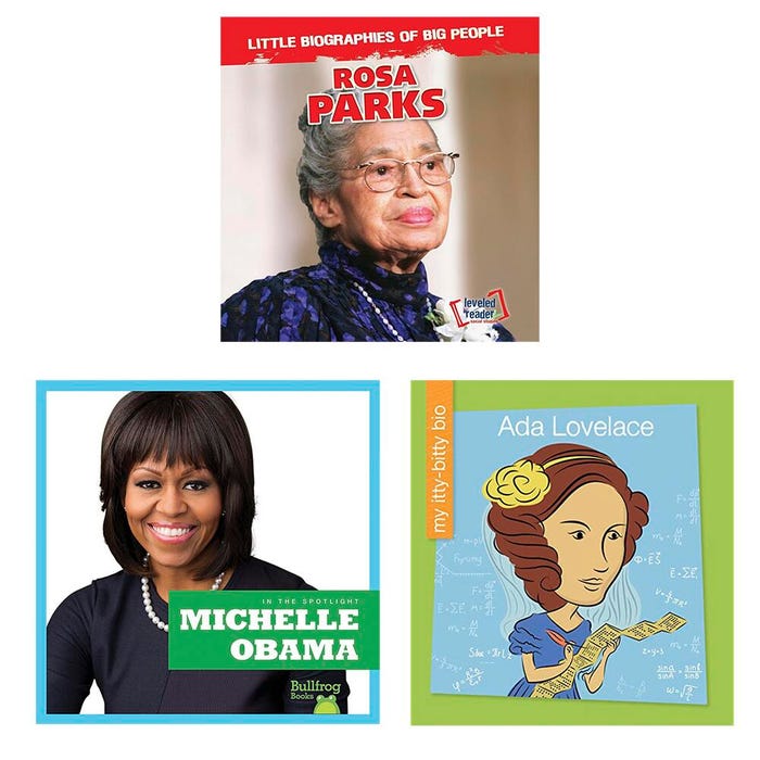 Achieve It! Remarkable Women Independent Library: Variety Book Pack, Grades K to 1, Set of 10