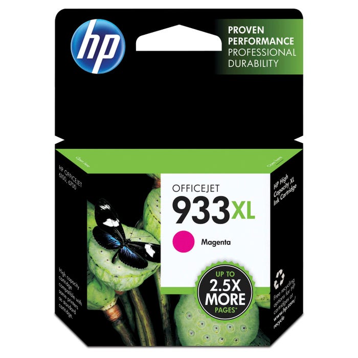 HP 933XL Ink Cartridge, CN055AN, Magenta