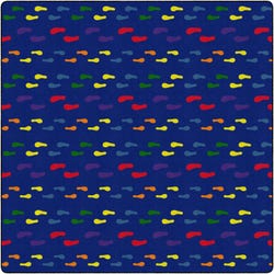 Flagship Carpets Footprints Carpet, Square 4002443