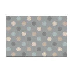 Childcraft Doodle Dots Carpet, 8 x 12 Feet, Rectangle, Neutral