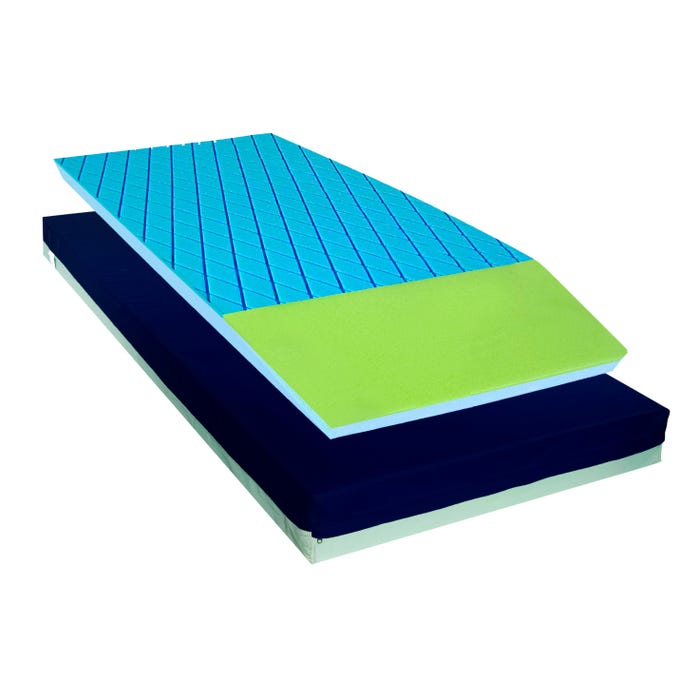 Drive Medical Gravity 8 Deluxe Long Term Care Pressure Redistribution Mattress, 36 x 80 x 6 Inches
