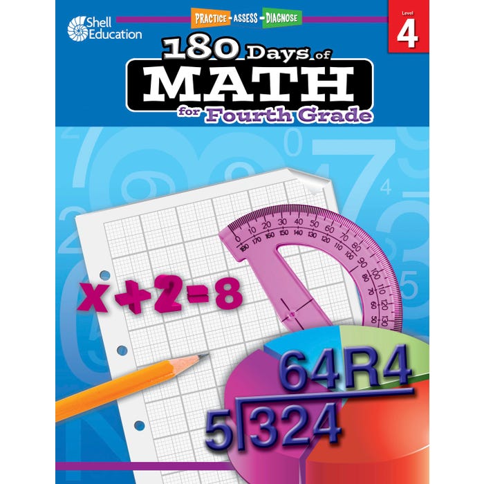 Shell Education 180 Days of Math for Fourth Grade