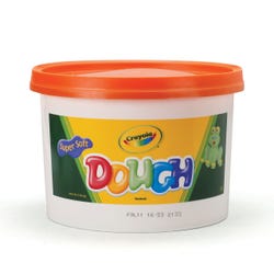 Crayola Non-Toxic Modeling Dough, 3 lb Pail, Orange, Item Number 391145
