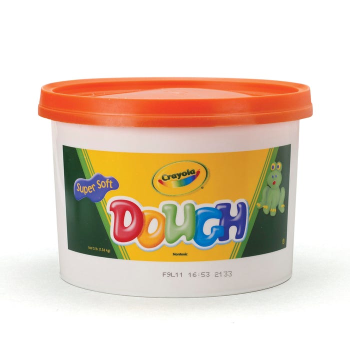Crayola Dough, 3 Pound Bucket, Orange
