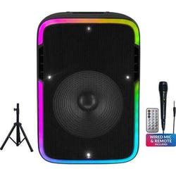 Supersonic IQ-4715DJBT Speaker with Tripod and Microphone