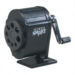 School Smart Multi-Hole Metal Pencil Sharpener, Black, Item Number 084835