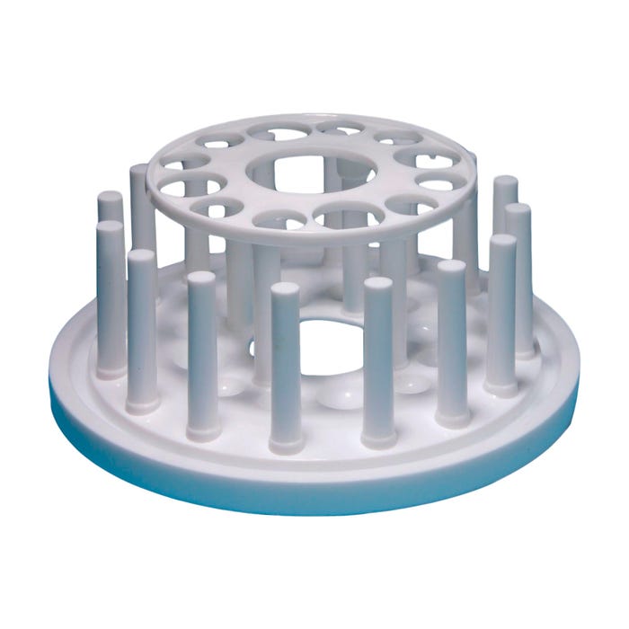 United Scientific Plastic Test Tube Rack, Round, 12 Place