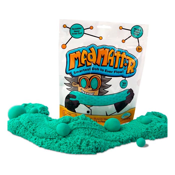 Mad Mattr Dough Pack, 10 Ounces, Teal