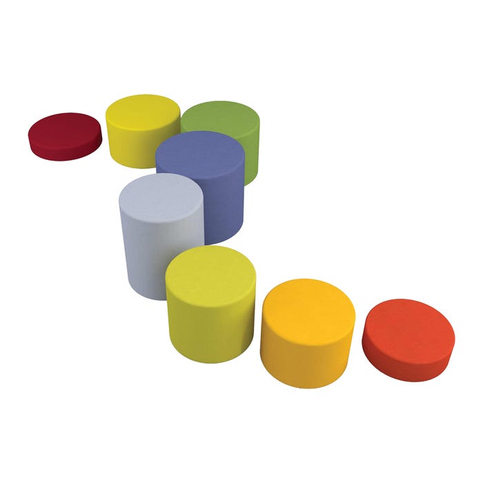 MooreCo Dot Rocking Stool, Round