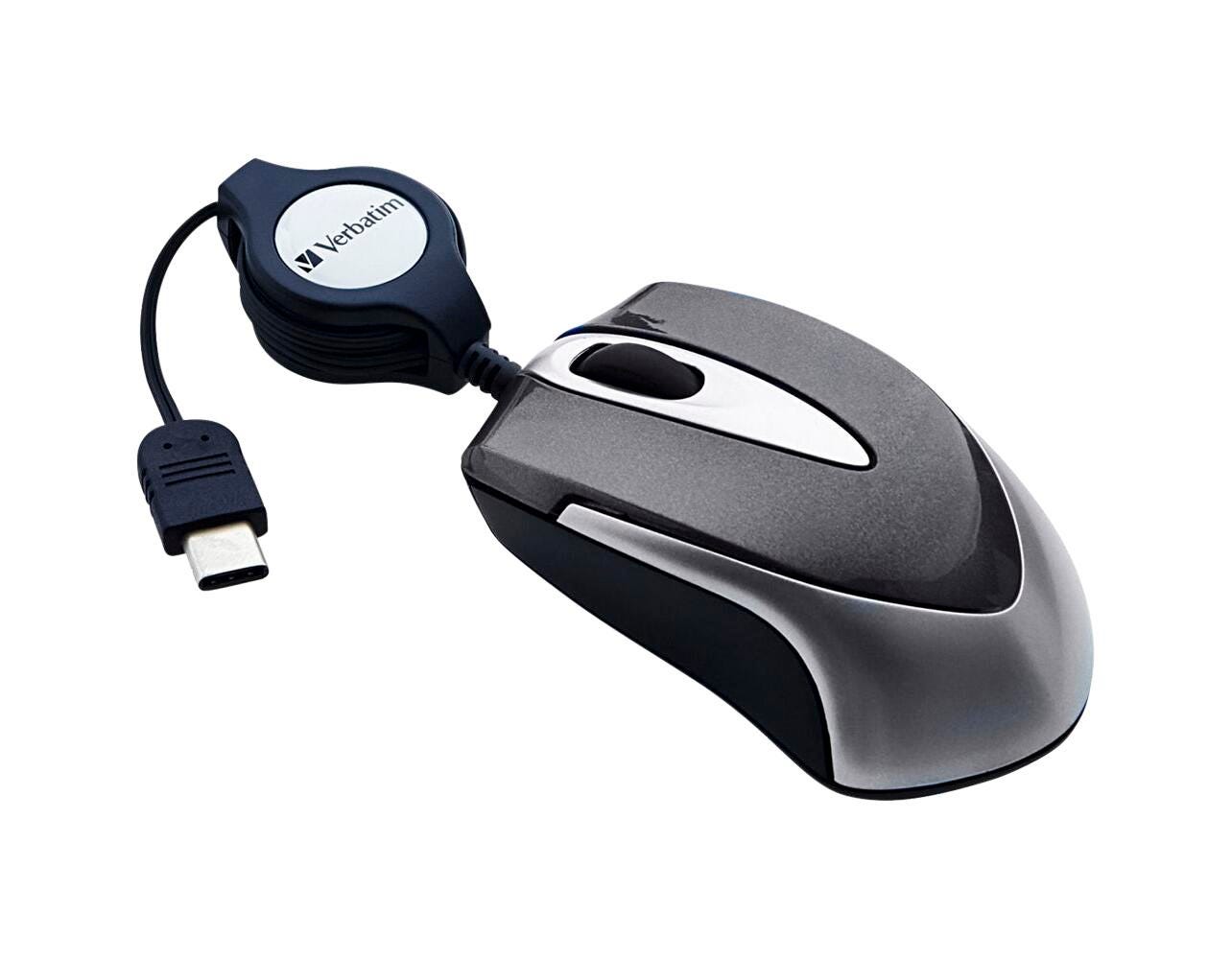 Verbatim USB-C Mini Optical Travel Mouse, Black 2136007