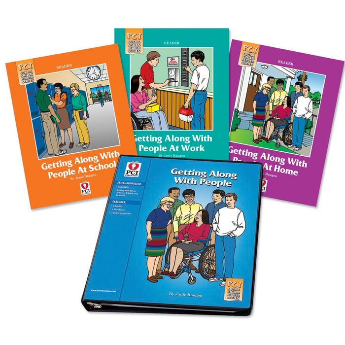 PCI Educational Publishing Pro-Ed Getting Along with People Complete Program Binder Set