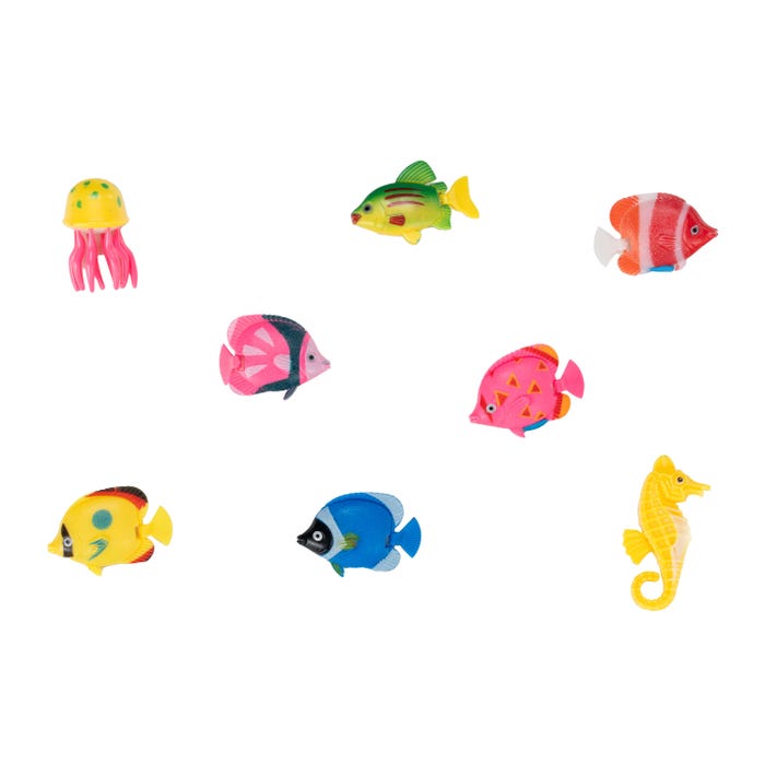 Snoezelen Bubble Tube Fish and Sea Creatures, Set of 8
