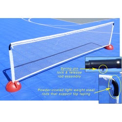 Pull-Buoy QuickSet Multi-Dome Floor Tennis, Item Number 1592900