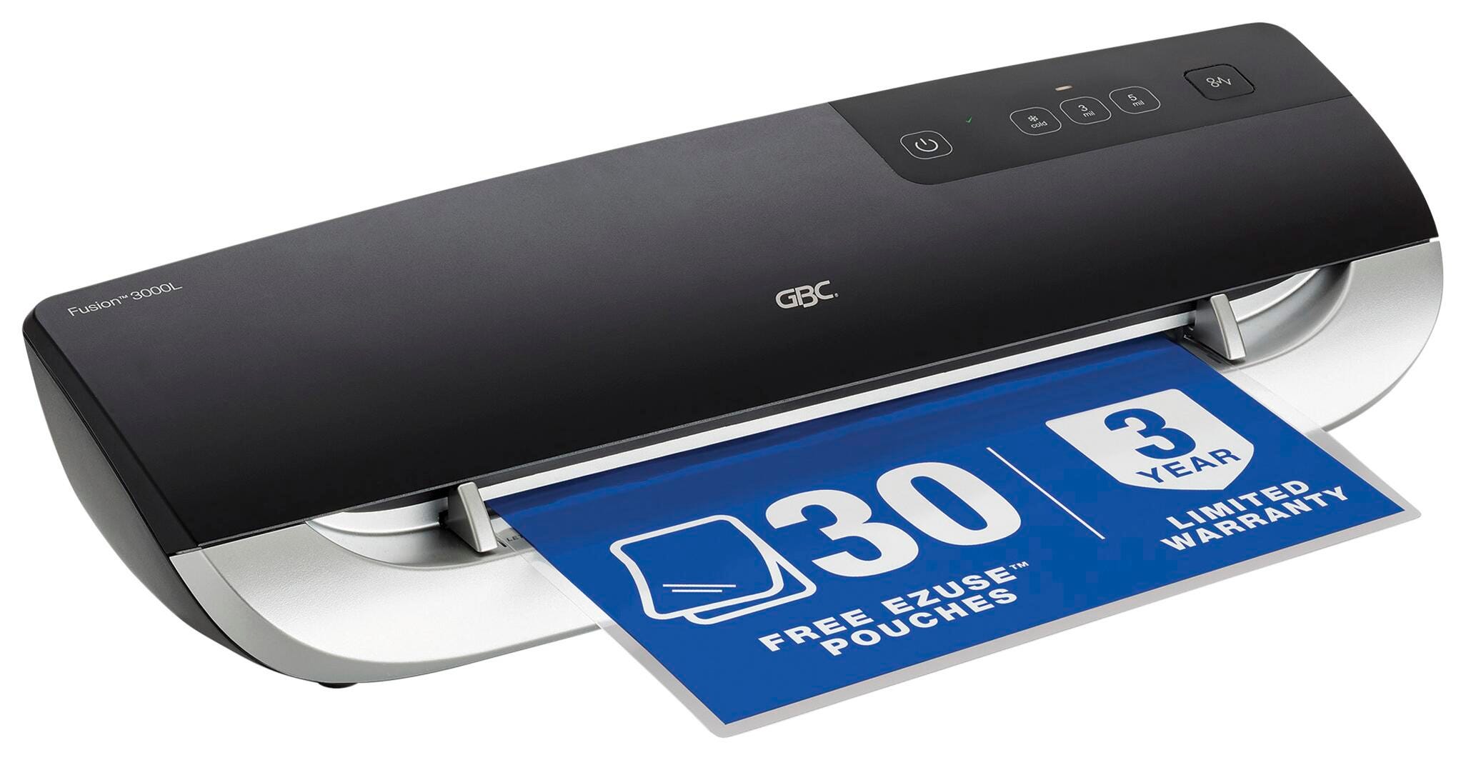 Swingline Fusion 3000L Laminator, 9 W in, Black, Item Number 1571709