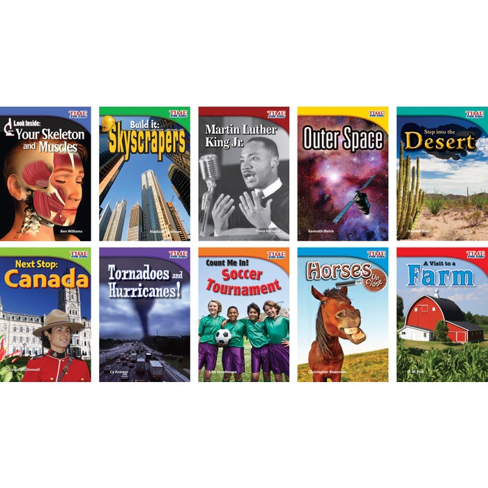 Teacher Created Materials TIME FOR KIDS Informational Text Readers Set 2, Grade 2, Set of 10
