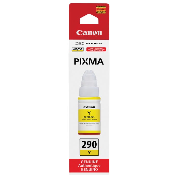 Canon PIXMA GI-290 Ink Bottle, 2.37 Fluid Ounces, Yellow