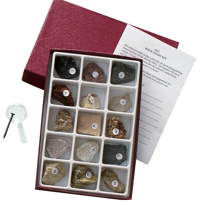 Rock Study Kit, Set of 15
