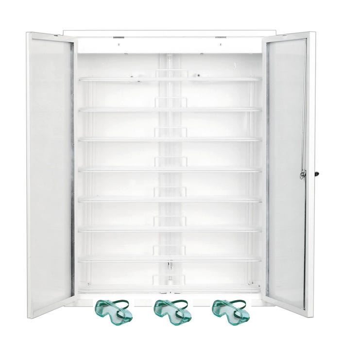 Sellstrom Germicidal Goggle Cabinet with 40 Goggles