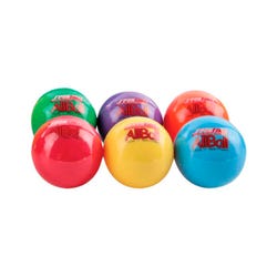 Sportime Inflatable All-Balls, Multi-Purpose, 3 Inches, Assorted Colors, Set of 6 020500