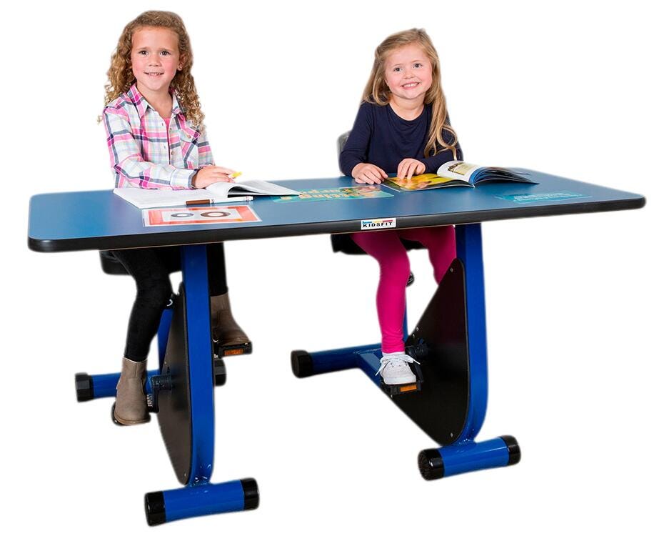 Image for KIDSFIT KC-37 Two Person Pedal Desk from School Specialty