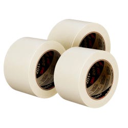 3M General Use Masking Tape, 3 Inch x 60 Yards, Tan, Pack of 3
