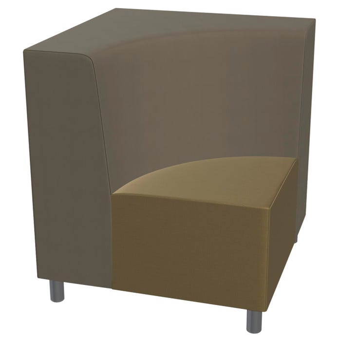 Classroom Select Soft Seating NeoLounge Corner with 90 Degree Curve, 31 x 31 x 35 Inches