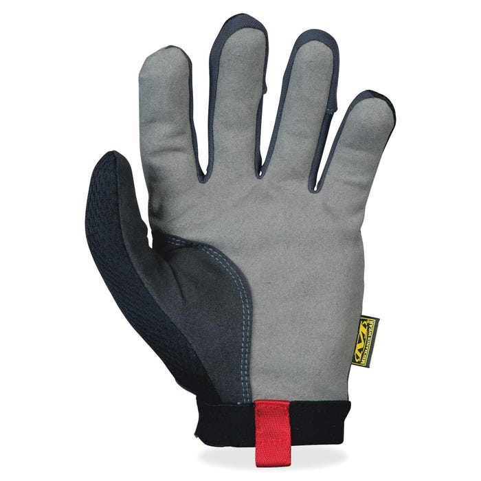 R3 Safety 2-Way Form-Fit Stretch Utility Glove with Hook/Loop Closure, Size 9